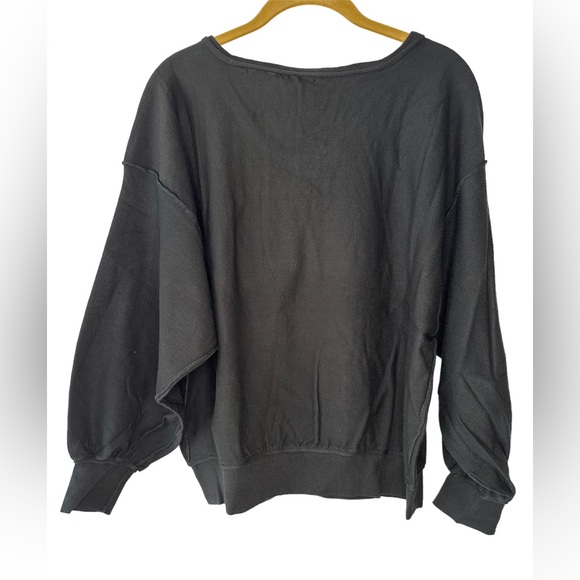 NWT NYDJ V-Neck Black Dolman-Sleeve Sweater Sz 0X - Picture 3 of 15